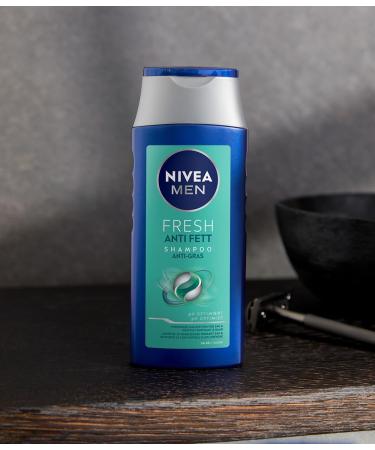 NIVEA MEN Anti Grease Shampoo for oily hair with sage for men 400 ml - Buy Online on GoSupps.com