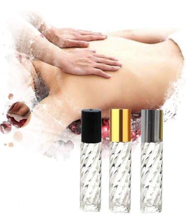 Buy Refillable Glass Roller Bottles for Essential Oils - Silver Caps - Durable & Stylish | Perfect for Aromatherapy & DIY Blends - Buy Online on GoSupps.com