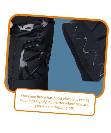 Buy Cycling Leg Sleeves & Running Knee Brace for Men - Comfortable Breathable Support in XL Black - Buy Online on GoSupps.com