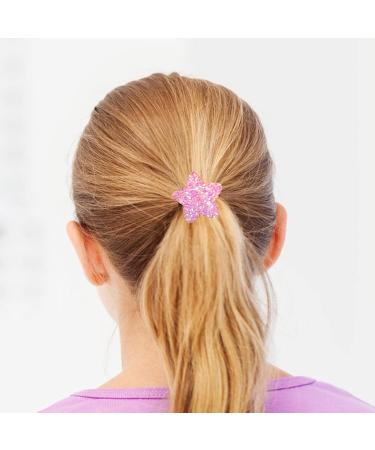 Holibanna 5 Pairs girls' sequin rubber band hair ties for children hair ropes girl elastic hair tie sparkle hair ties glitter star hair ties kids hair ties Holder High elasticity baby fabric - Buy Online on GoSupps.com