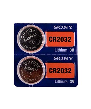 Sony 3V Lithium CR2032 Batteries (2 Pack Blister) 2 Count (Pack of 1)