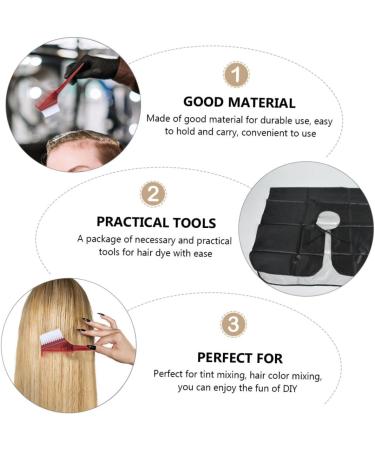 DOITOOL Hair Coloring Products Set Hair Color Kit Major Shawl Plastic Hair Coloring Brush - Buy Online on GoSupps.com