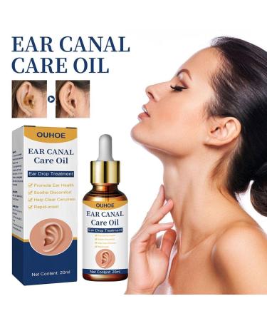 Ear Ringing Relief Drops 10ml - Treat Deafness, Tinnitus, Itching, and Earache - Natural Health Oil for Hearing Care - Buy Online on GoSupps.com