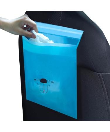 Trash Bag for Car - Multi-Purpose Trash Bag Adhesive Vomit Bags Water-Proof Garbage Bag for Motion Sickness Bedroom Haoying 15 Blue Bears - Buy Online on GoSupps.com