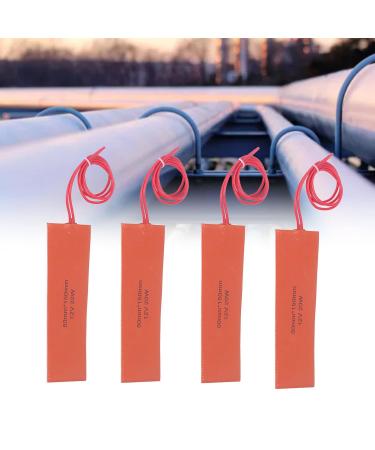 4 Pack Rubber Heating Pad - Flexible Silicone Heating Mat for Industrial Equipment - 20W 12V - Buy Online on GoSupps.com