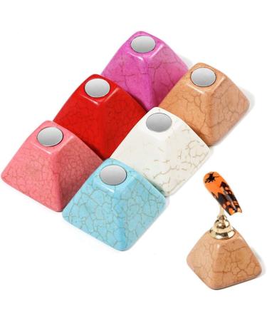 Vadillo Nail Art Tool Magnetic Nail Stand Set Practice Stand Base Alloy Holder Nail Art Display Manicure Tool Set Pink - Buy Online on GoSupps.com