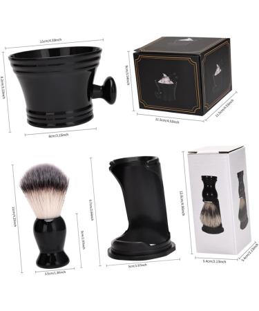 Buy Hemoton Beard Care Set: Shaving Brush Bowl and Metal Stand for Men - Ideal Grooming Supplies - Buy Online on GoSupps.com