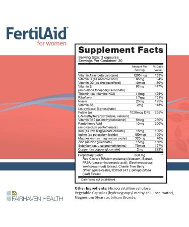 Fertilaid Men & Women Combo: Fertility Vitamins & Supplements for Cycle Regularity and Count & Motility (1 Month Supply) - Buy Online on GoSupps.com