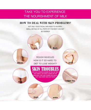 Daily Moisturizing Lotion - Milk Whitening Body Cream | Nourishing Skin Care for All Skin Types - 120g - Buy Online on GoSupps.com