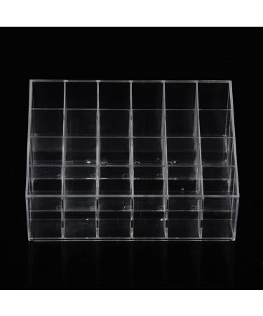  Bamjour Nail Polish Holder 24 Grids for Nail Polish Storage Cosmetic Storage Organizer Organizer for Displaying Lipstick or... - Buy Online on GoSupps.com