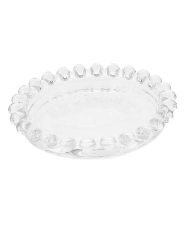 IWOWHERO Nail Brush Stand Piece Nail Pen Holder Nail Brush Manicure Tools Glass Crystal Nail Art Mixing Tray