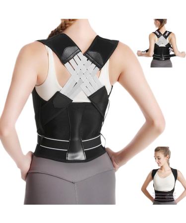 Akayoo ergostrap back spine pro Hanna posture correction back straight Adjustable Posture Belt My Hanna Back Backrest Borns straight back Straightener Posture Corrector noir M