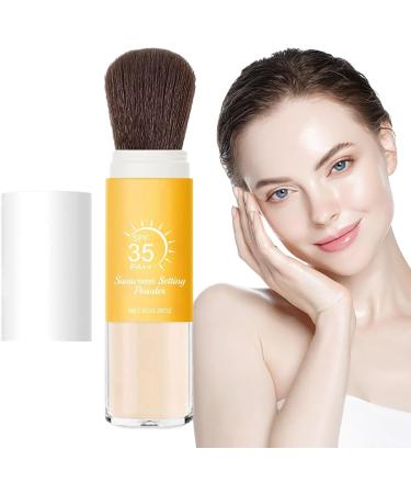 Hogvinnatil Sunscreen for the face sun powder for sensitive skin longlasting oilfree matte transparent travel size mineral cosmetics for makeup and for hair - Buy Online on GoSupps.com