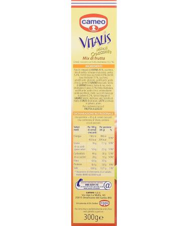 Cameo Vitalis Muesli Croccante Miele e Mandorle Frutta Secca Frutta Cereal Mix Test Kit 3 x 300 g - Buy Online on GoSupps.com