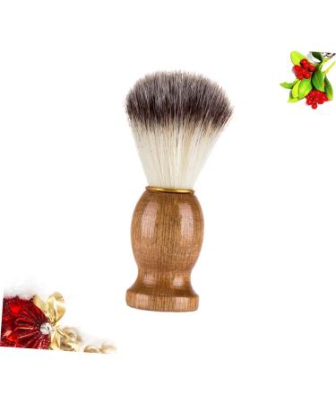 Doitool Badger Hair Beard Brush & Shaving Tool - Men's Wooden Bristle Razor Brush for Cleaning & Grooming | Soft Fur Neck Dust Brush - Buy Online on GoSupps.com