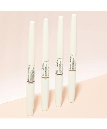 Haley's Re-define Precision Brow Pen in Medium Brown - 2-in-1 Liquid Brow Pencil for Long-lasting Definition and Hold | Water and Sweat Resistant | Highly Pigmented Matte Finish | Cruelty-Free - Buy Online on GoSupps.com
