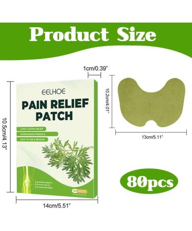 Fengq Pain Relief Patch - 80 Pieces for Knee Back Neck & Muscle Pain Relief | Fast International Shipping - Buy Online on GoSupps.com