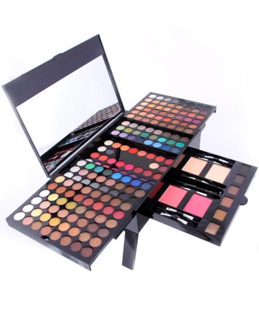 DISAAR 180 Colors Matte Eyeshadow Makeup Powder Blush Brow & Eyeliner Set - Buy Online on GoSupps.com