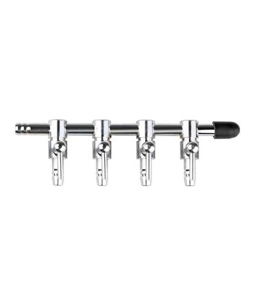 Movoja AQ air aquarium air distributor |4 subject |Continuously regulated |Variants: 2-10 times |Stainless steel |Distributor Air Strom controller aquariums 4x connector - Buy Online on GoSupps.com