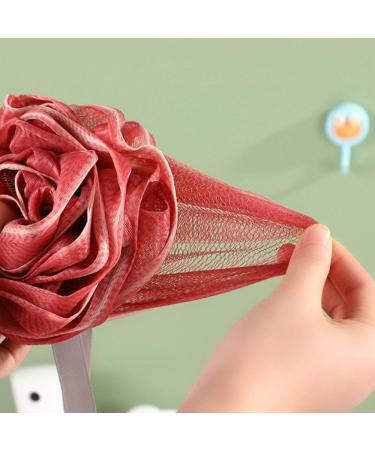Leadigol Loofah Sponge Set - Exfoliating Bath Sponge for Men & Women | 4 Colorful Flower Shower Accessories | 55g Each - Perfect for Smooth Skin - Buy Online on GoSupps.com