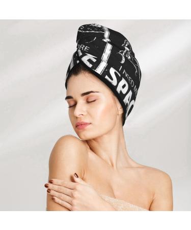 Quick-Dry Hair Towel Wrap with Button | Premium Hair Turban & Head Towel for Fast Drying - Perfect for Home & Travel - Buy Online on GoSupps.com