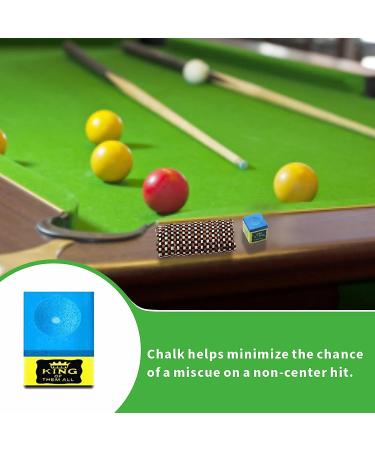 7-Piece Pool Table Brush Set with 2 Brushes, Cue Shaft Cloth, 12 Cue Chalk Cubes, 20 Accessories - Buy Online on GoSupps.com