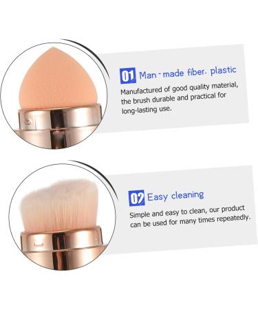 CIMAXIC 1pc 4 in 1 makeup brush makeup foundation brush Makeup Loose Brush Dual Ended Blush Brush face cream - Buy Online on GoSupps.com