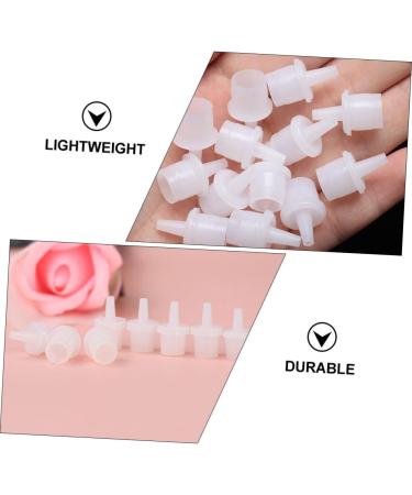 CANIGHT 100pi ces Bouchons De Remplacement Pour Colle Cils Contenants Universels Pour Colle Cils Pratiques Et tanches Adapt s Pour Divers Types De - Buy Online on GoSupps.com