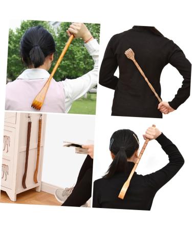 Frcolor Long Handle Back Scratcher - Foldable Wooden Massager for Itching Relief Scratchy Tool for Comfortable Tickling - International Shipping Available - Buy Online on GoSupps.com