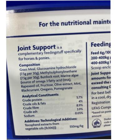 Dodson & Horrell Dodson and Horrell Joint Support Clear 1.5kg - Buy Online on GoSupps.com