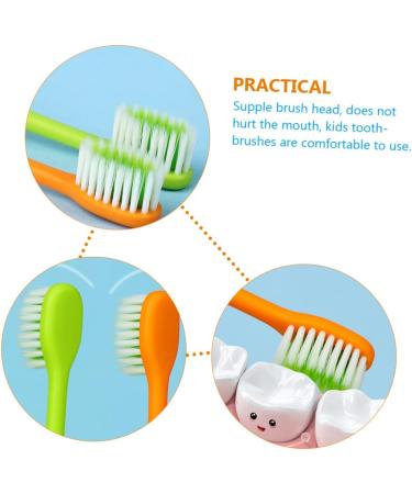 FOMIYES 16 STK Carrot Toothbrush Set - Travel-Friendly Children's Toothbrushes for Daily Use | Bulk Tooth Cleaning Tools - Buy Online on GoSupps.com