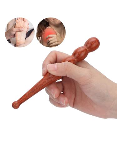 Wood Massage Stick for Foot & Hand Relief | Portable Reflexology Tool for Pain Relief at Home & Travel - Buy Online on GoSupps.com
