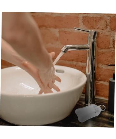 POPETPOP Lip Balm Holder 6 Sets Bottle Cover Heat Transfer Printing White Perfume Plastic Liquid Bottle Clear Stand - Buy Online on GoSupps.com