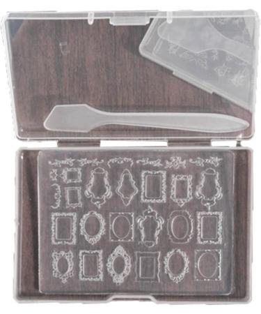 MCAORI 3D Nail Art Mold with Variety of Patterns Template Carving Sticker Stencil Tools Creative Stunning Nail Decorations - Buy Online on GoSupps.com