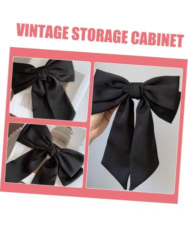 Bow Hairpin Hair Pin Hair Clip Bobby Pins Black Ponytail Clip Hair Bows for Teens Big Hair Bows Hair Barrettes for Women Hair Ribbon Bow Large Hair Bows Alloy 3 Alligator Clip Miss - Buy Online on GoSupps.com