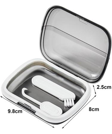 YOXIER Clear Braces Organizer Sure Here's A Product Title for Listing Portable Storage Box Safe Washable Design Eco-friendly Home Office Travel Clear Grey - Buy Online on GoSupps.com