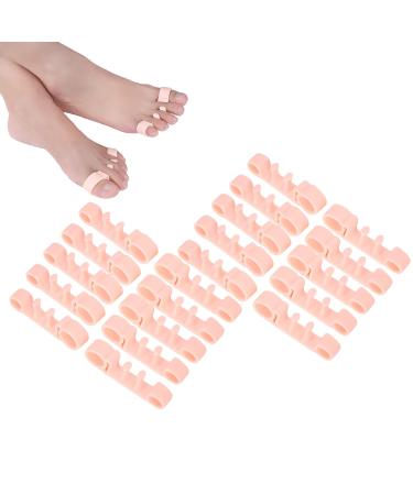 10 Pairs Unisex Brightening Toe Separator for Hallux Valgus & Hammer Toe - Corrector Tool - Buy Online on GoSupps.com