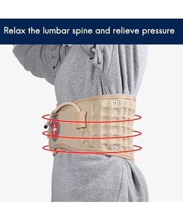 Siaosi Back Decompression Belt - Lumbar Support Waist Bandage for 29-49 Waist | Spinal Traction Extender | Perfect Gift - Buy Online on GoSupps.com
