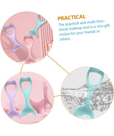 brosse mascara outils pour cils mascara bouclier recourbe-brosse cils pr moule en r sine le fard paupi res outils de maquillage pour les yeux aide l'eye-liner 15X5.7CM bleu - Buy Online on GoSupps.com