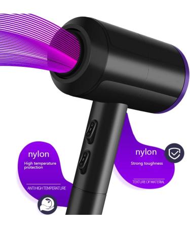 2000W Hair Dryer Professional Powerful Salon Blow Dryer Powerful DC Motor 3 Heat Settings and 2 Speed Ionic Conditioning to Protect Hair and Increase Shine Fast Drying for Home Salon Men Women Black - Buy Online on GoSupps.com