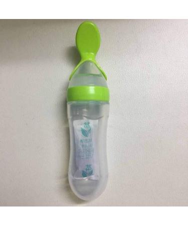 Milist Baby Food Feeder Set - Silicone Pacifier Feeder & Squeeze Spoon for Infants & Toddlers | 3-Piece Dietary Supplement Set - Buy Online on GoSupps.com