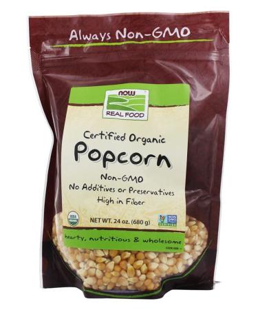 Buy Now Foods Organic Popcorn 1.5 lbs | Healthy Snack, Non-GMO & Real Food - Buy Online on GoSupps.com