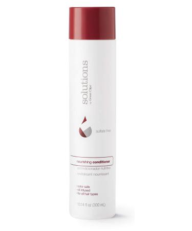 Solutions by Great Clips Nourishing Conditioner 10oz | Argan Oil | Sulfate and Paraben Free | Hydrates and Repairs Hair | Safe for Colored-Treated Hair