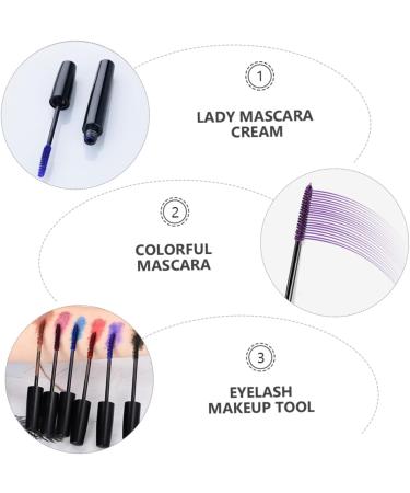 VINTORKY 6pcs Colored Mascara Ultra-fine Mascara Lady Mascara Makeup Mascara Gold Arabic Perfume Bottle Abs - Buy Online on GoSupps.com