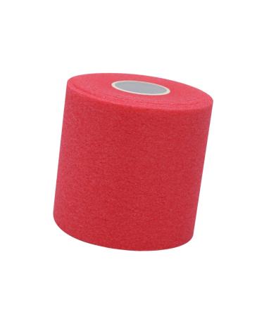 foam Underwrap Pre Wrap Single cm x 27M Non Athletic Support Headband Shoulder Wrap for Palm Sports Wrists Hands Ankles Red