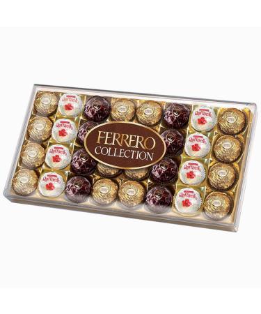 FeRrerro's RocHerr's Collection 32pc - Chocolates for Gifting - A Collection Of Three FeRrerro's Treats - Whole Hazelnut's in Milk Chocolate And Nut Croquante - Suitable For Vegetarians Contains Nuts