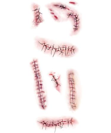 Tinsley Transfers Stapled & Stitched Temporary Tattoo Kit - Realistic Body Art Set - Buy Online on GoSupps.com