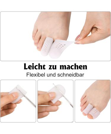 Dacitiery 18-Piece Silicone Toe Protection Pads for Big & Small Toes - Blister & Breakable Cap - Comfortable Cushioning for Men & Women - Buy Online on GoSupps.com