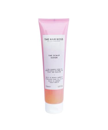 THE HAIR BOSS BY LISA SHEPHERD Scalp Scrub with Tea Tree Oil and Rosebay Extract 150ml white