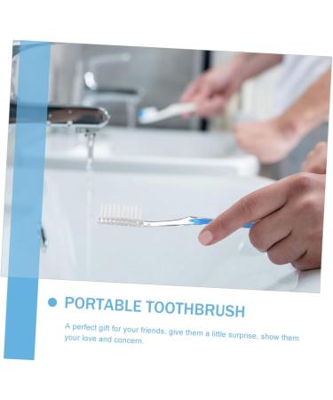 Buy CLISPEED 50pcs Disposable Toothbrush Cleaning Brush | Bulk Travel PP False Toothbrush - International Shipping Available - Buy Online on GoSupps.com